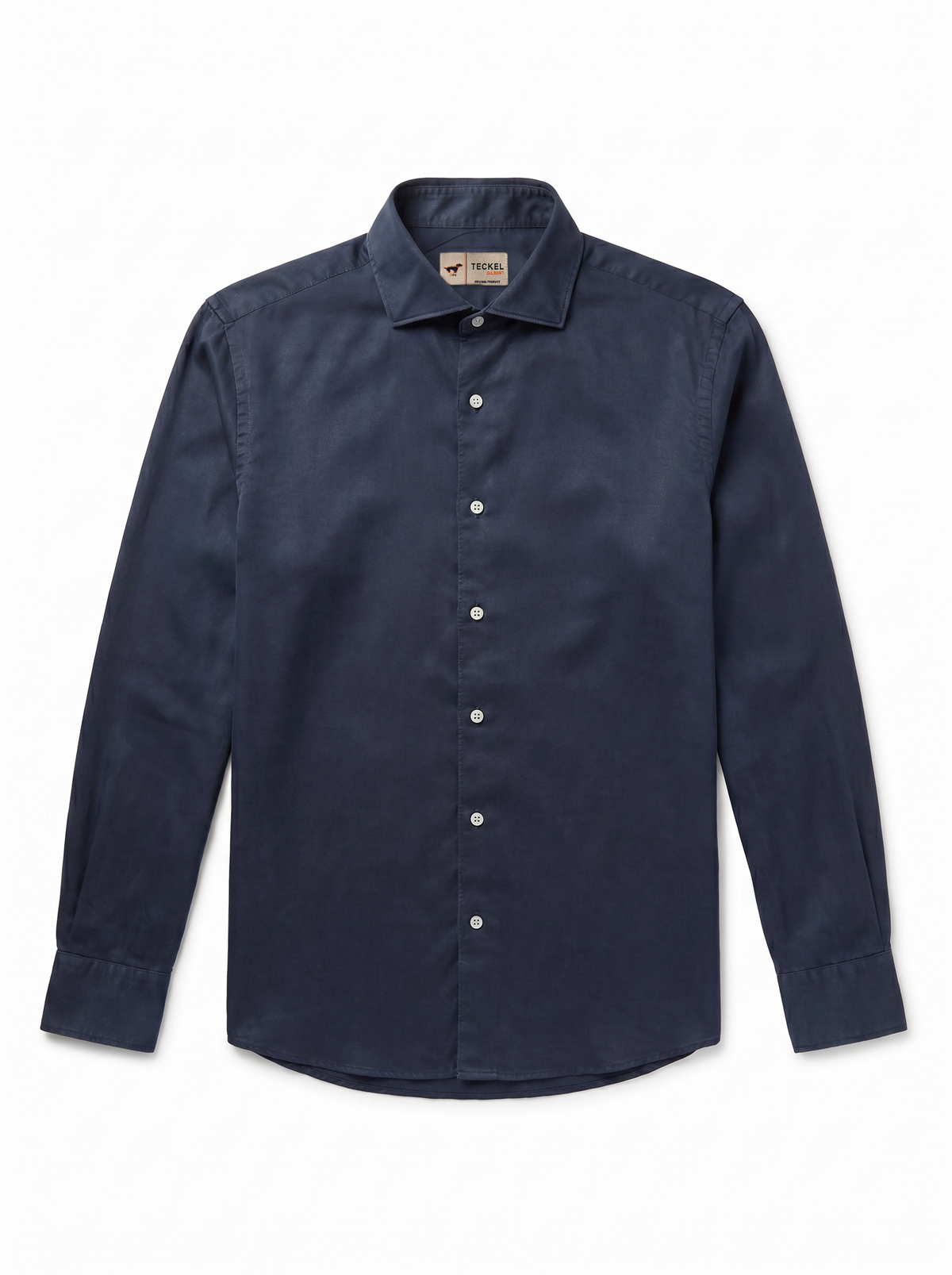 Gilbert Teckel,Long-Sleeve Shirt – Navy