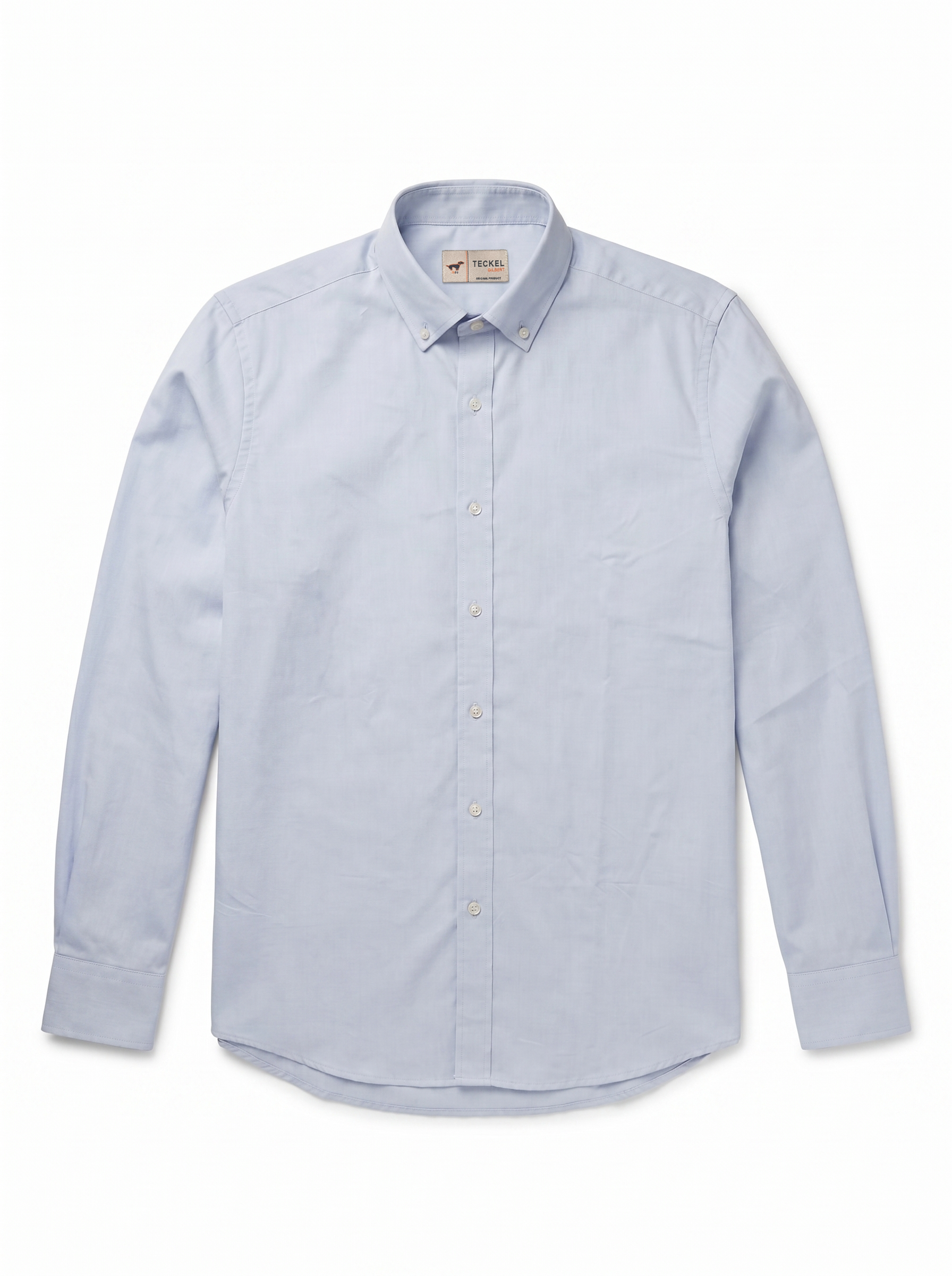 Gilbert Teckel, Light Blue-Grey Oxford Shirt