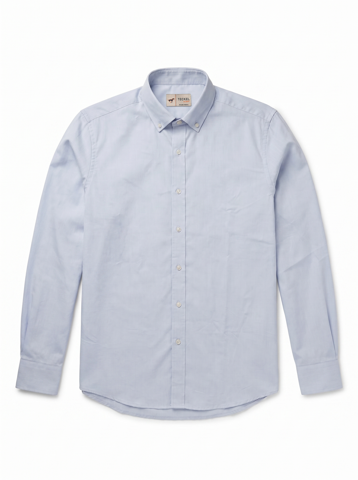 Gilbert Teckel, Light Blue-Grey Oxford Shirt