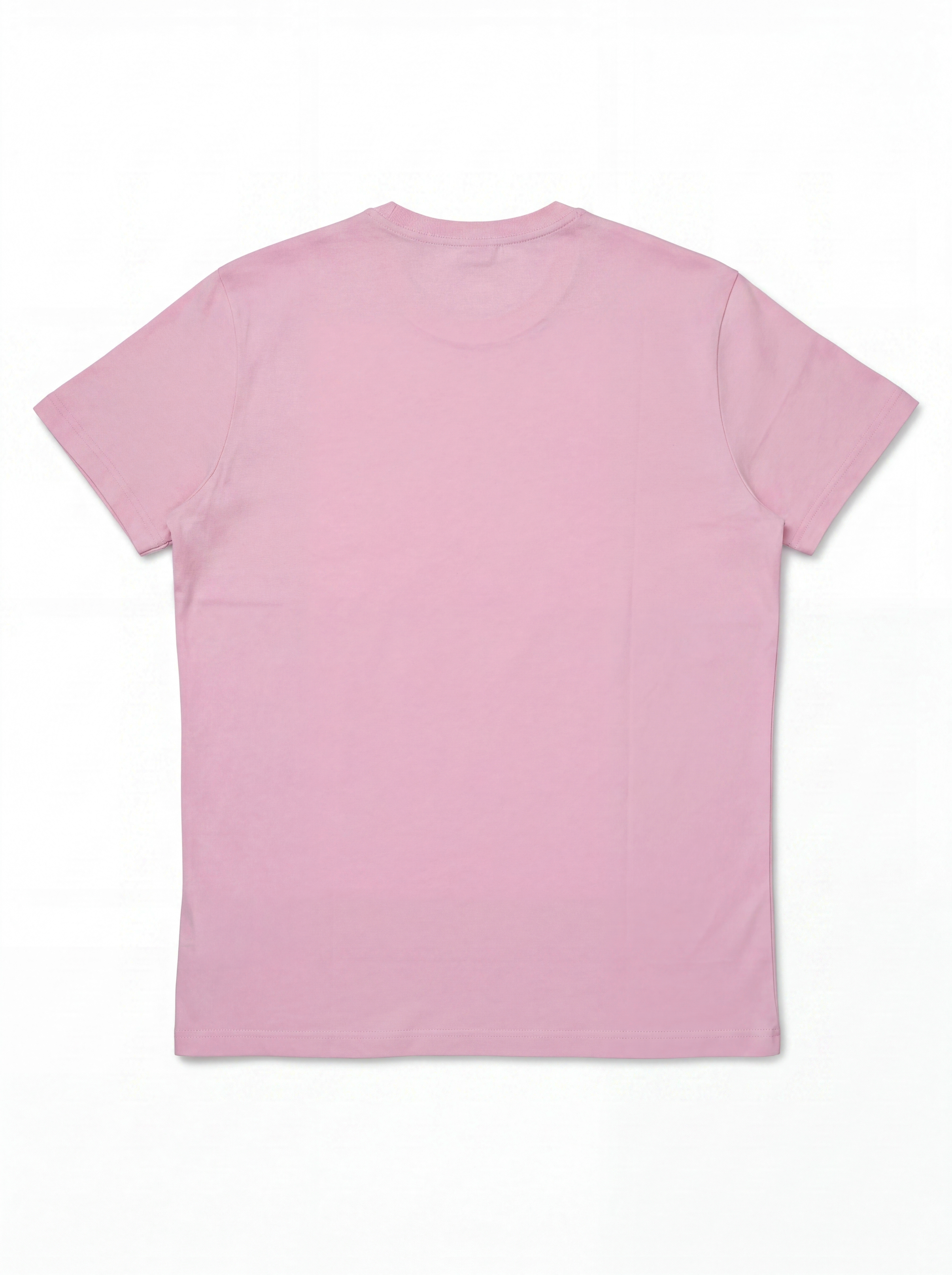 Gilbert Teckel, Baby Pink Crew Neck T-Shirt.