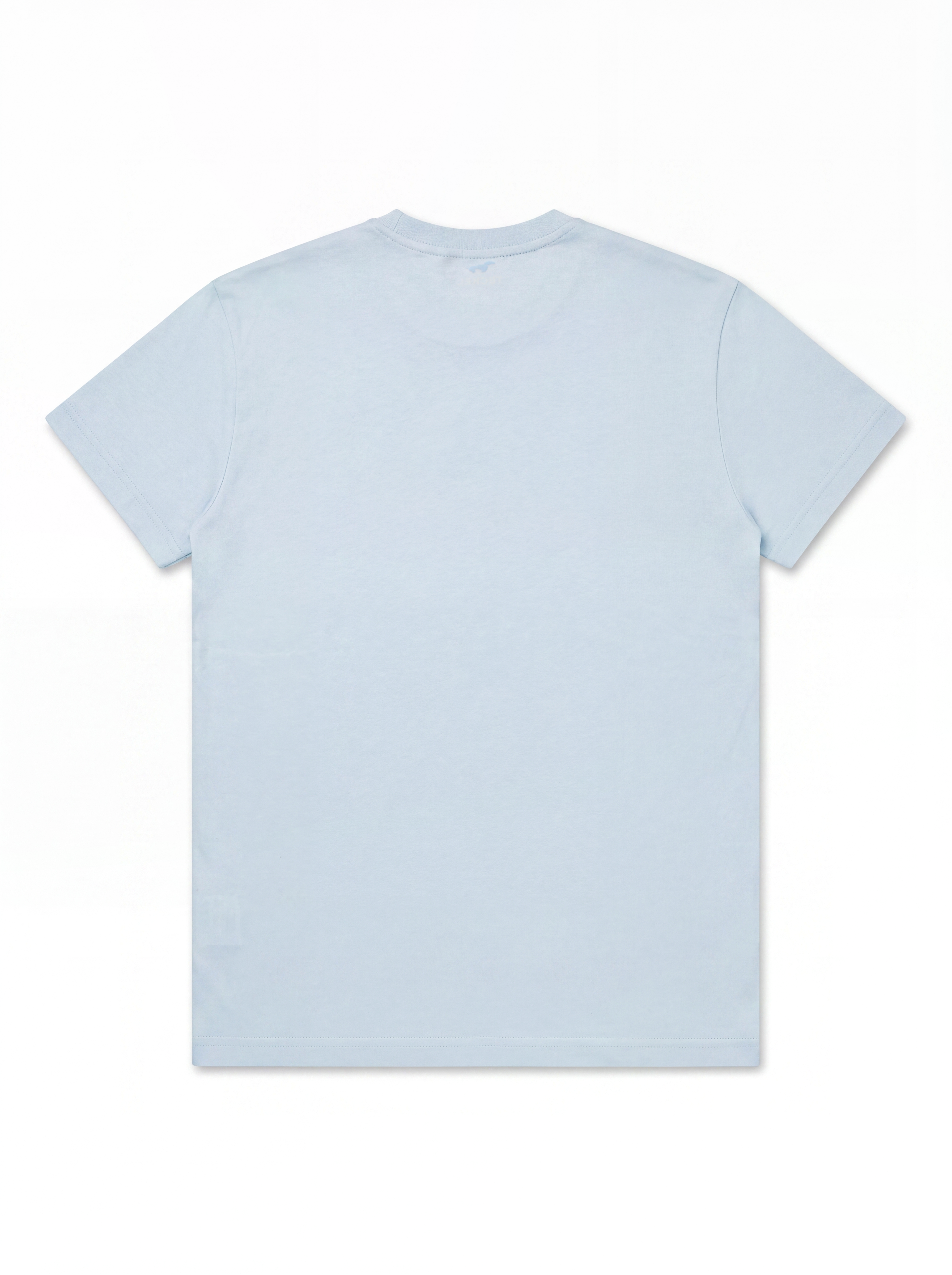 Gilbert Teckel, Light Blue Crew Neck T-Shirt.
