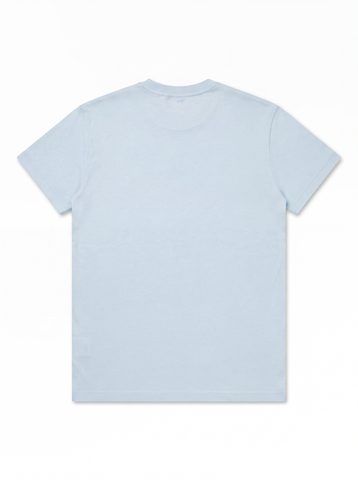 Gilbert Teckel, Light Blue Crew Neck T-Shirt.