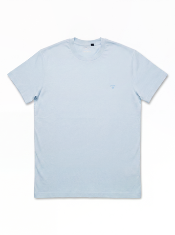 Gilbert Teckel, Light Blue Crew Neck T-Shirt.