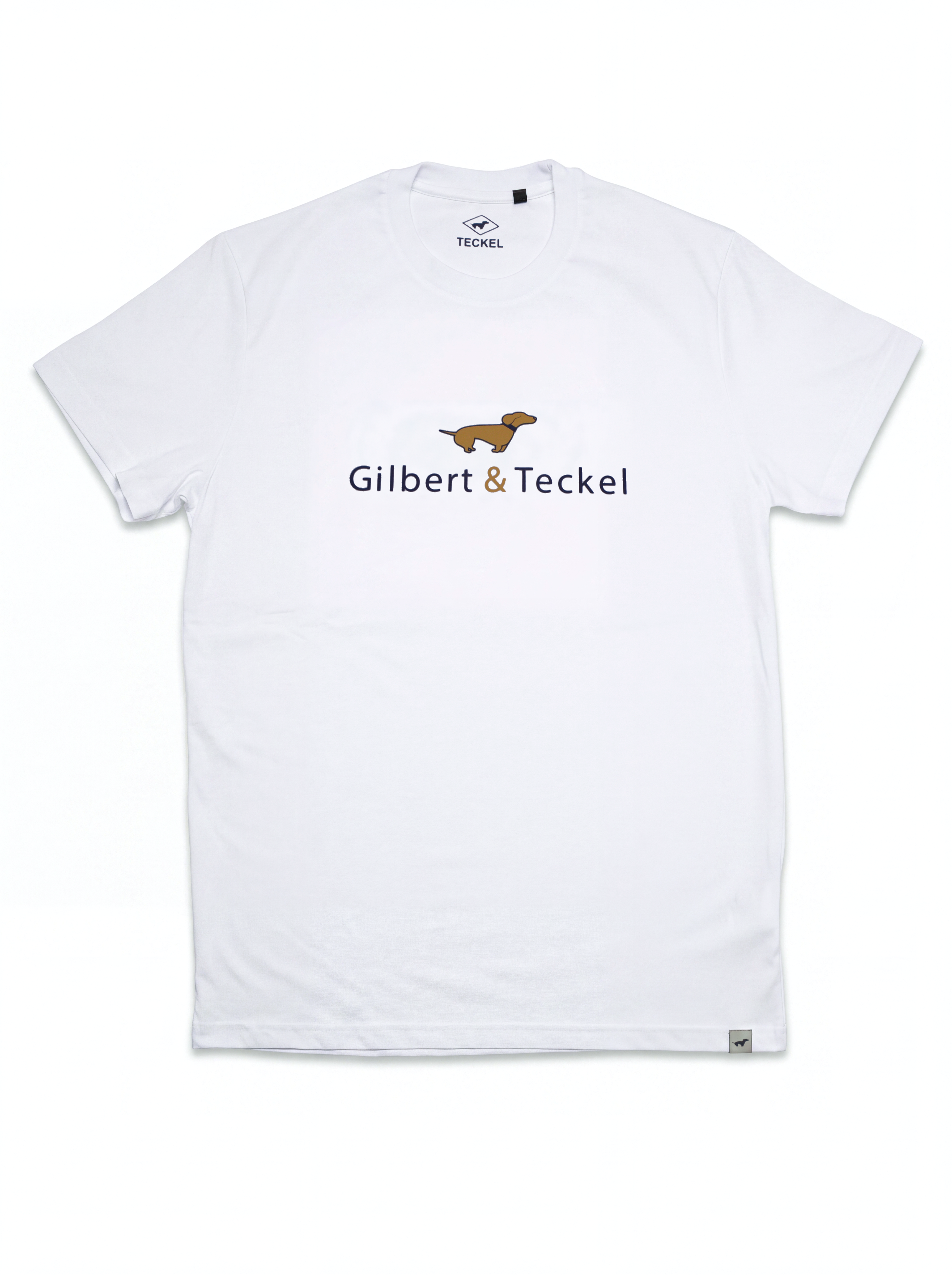 Gilbert Teckel, White T-Shirt With Emblem
