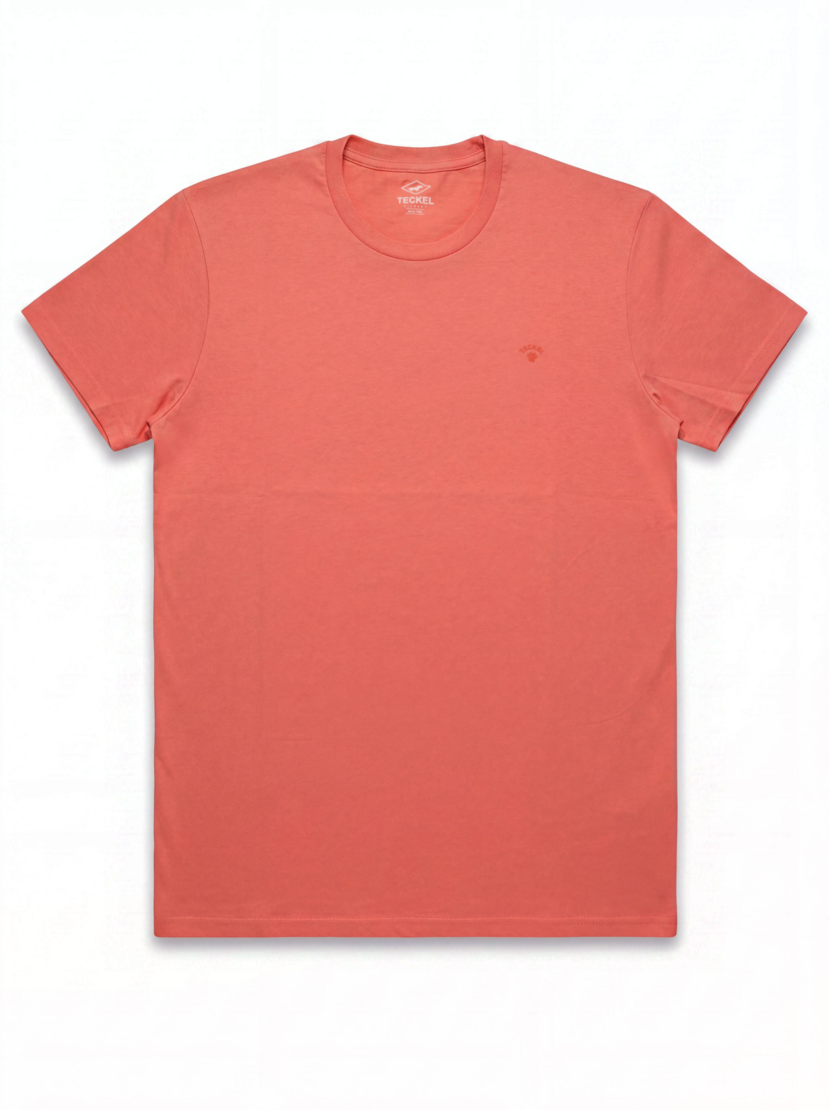Gilbert Teckel, Coral Crew Neck T-Shirt.