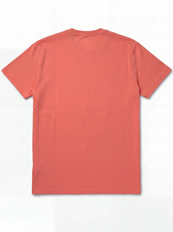 Gilbert Teckel, Coral Crew Neck T-Shirt.