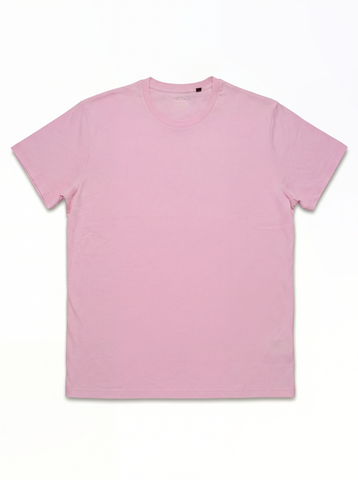 Gilbert Teckel, Baby Pink Crew Neck T-Shirt.