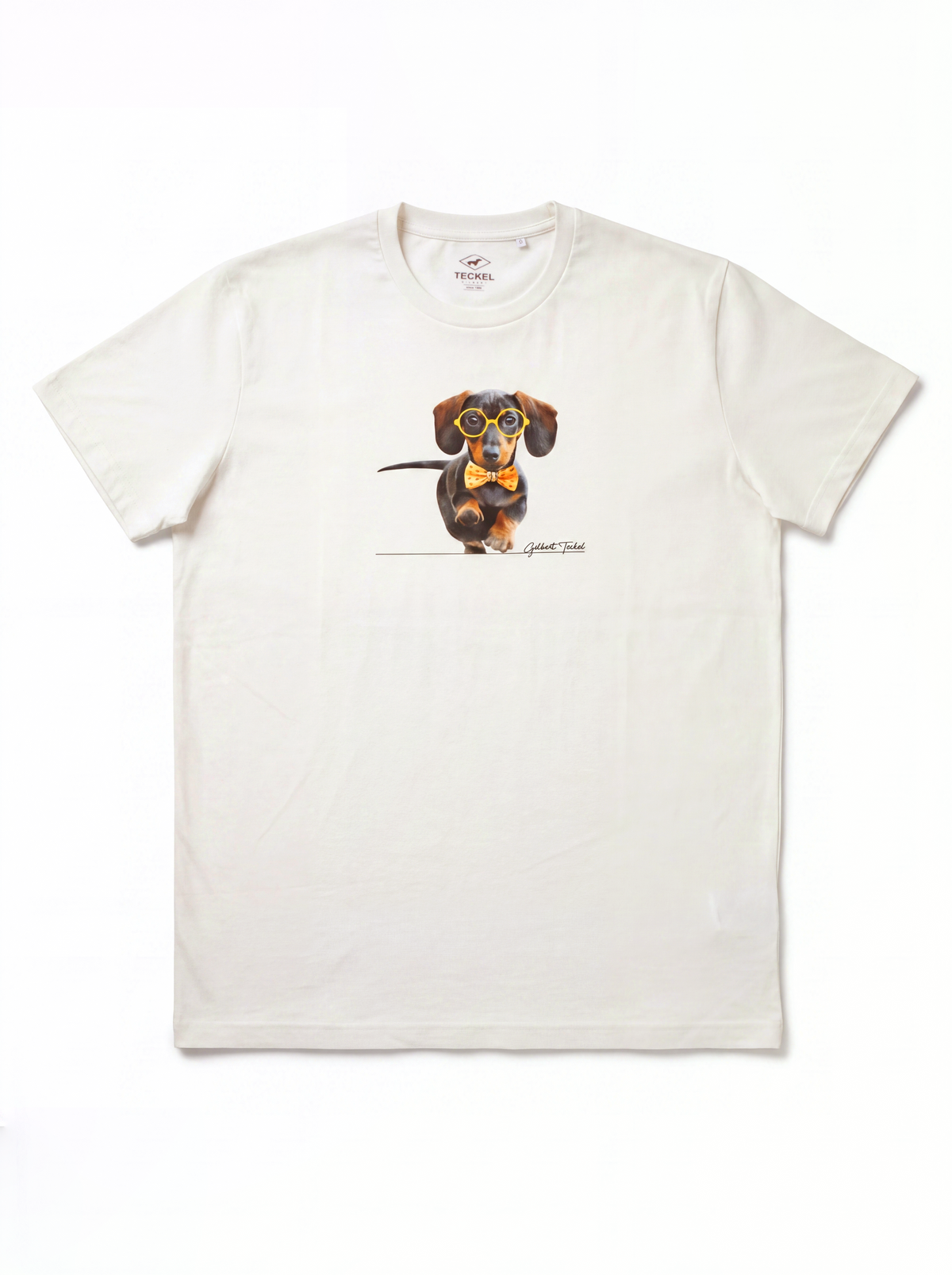Gilbert Teckel, "The Professor" Dachshund Graphic T-Shirt