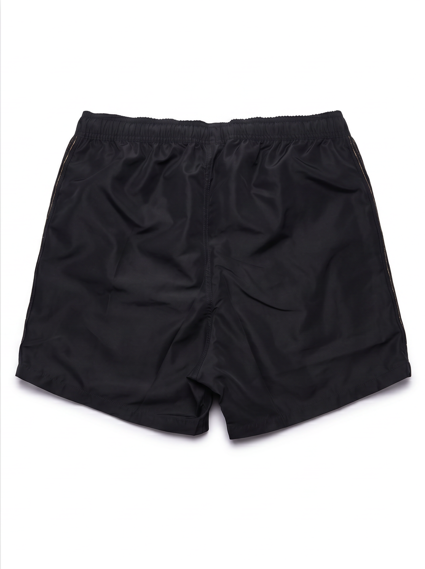 Emporio Armani, Tape Detail Swim Shorts - Black