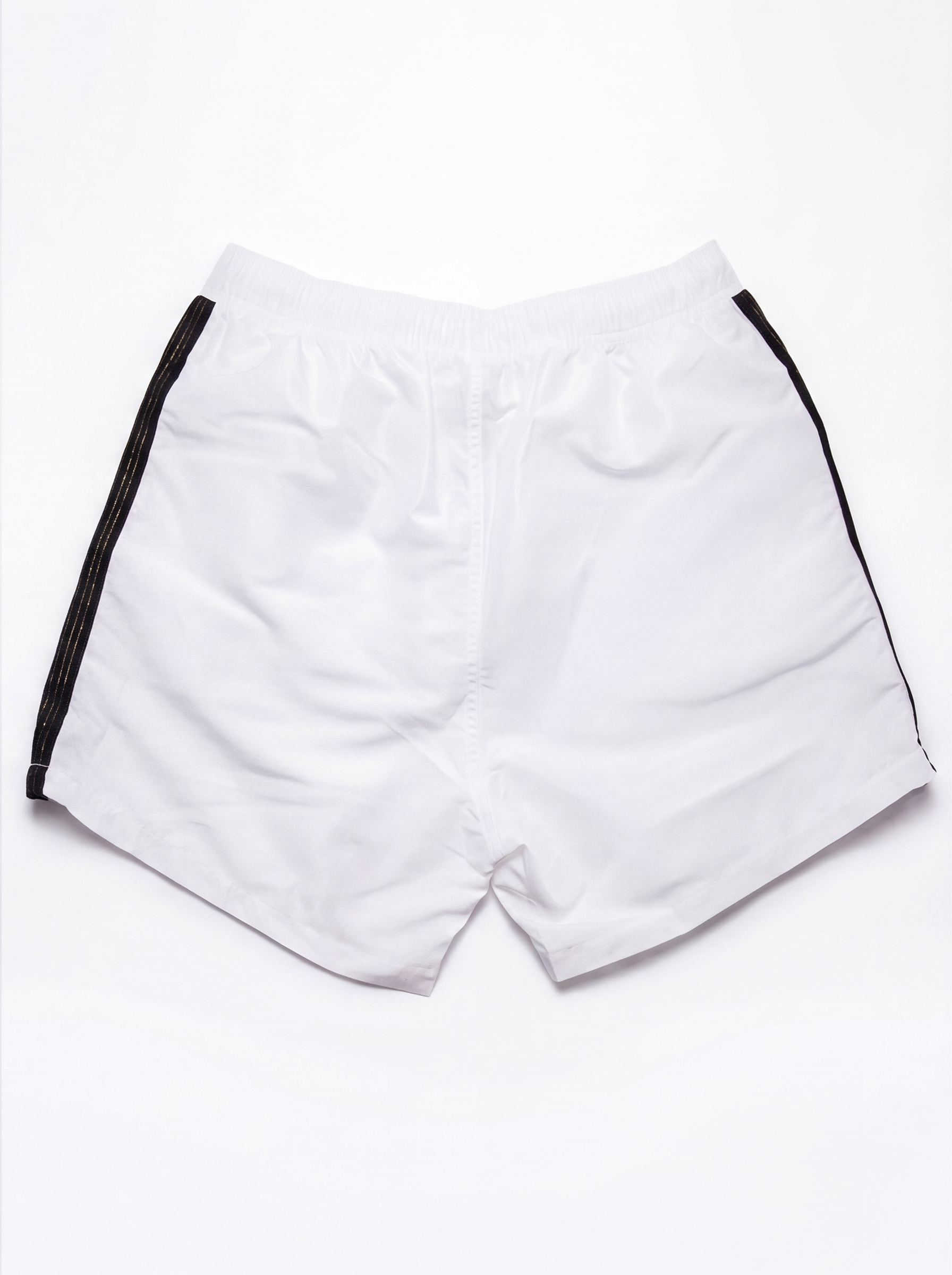 Emporio Armani, Tape Detail Swim Shorts - White