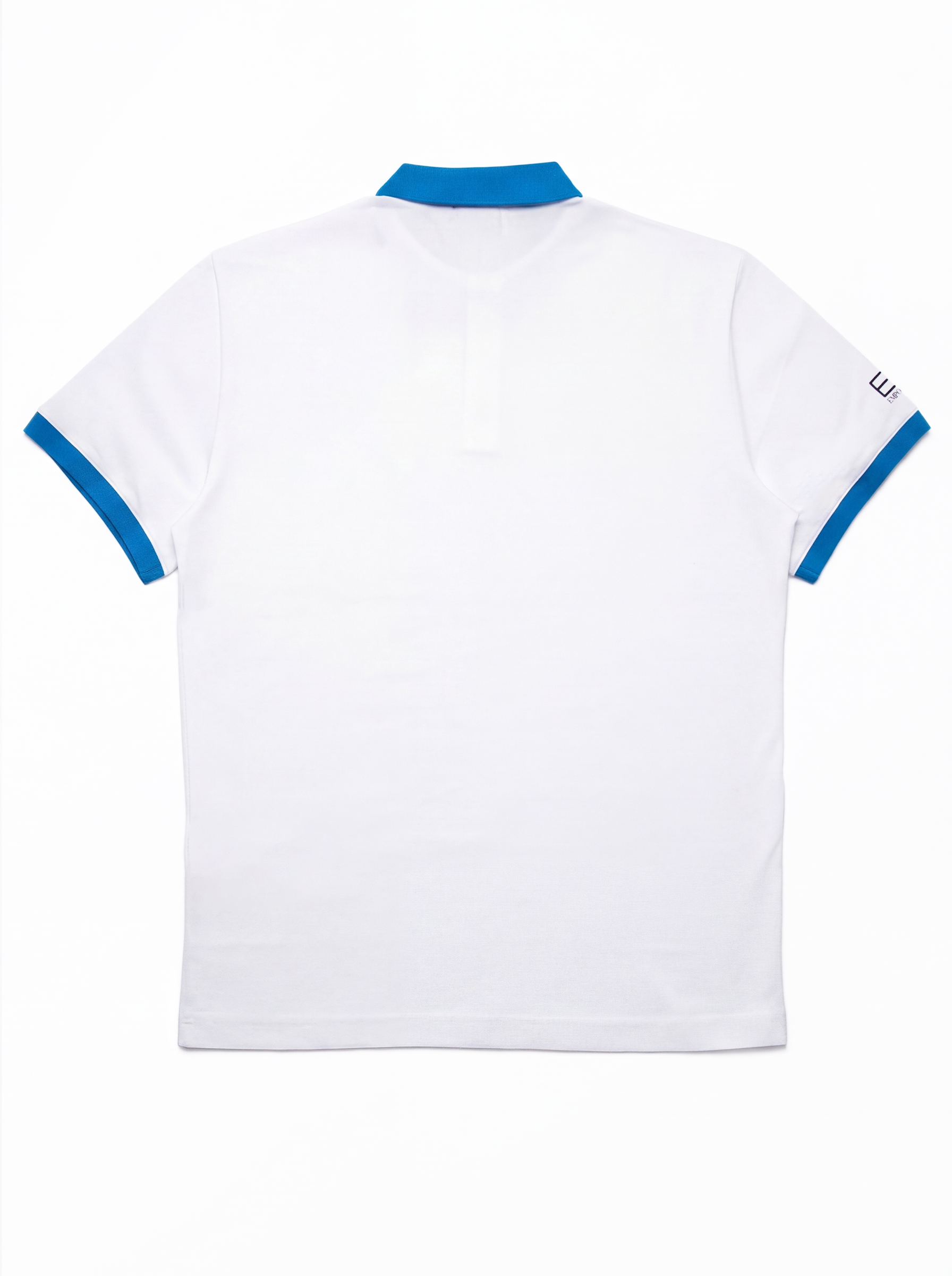 Emporio Armani,Wolf Graphic Polo Shirt - White/Blue
