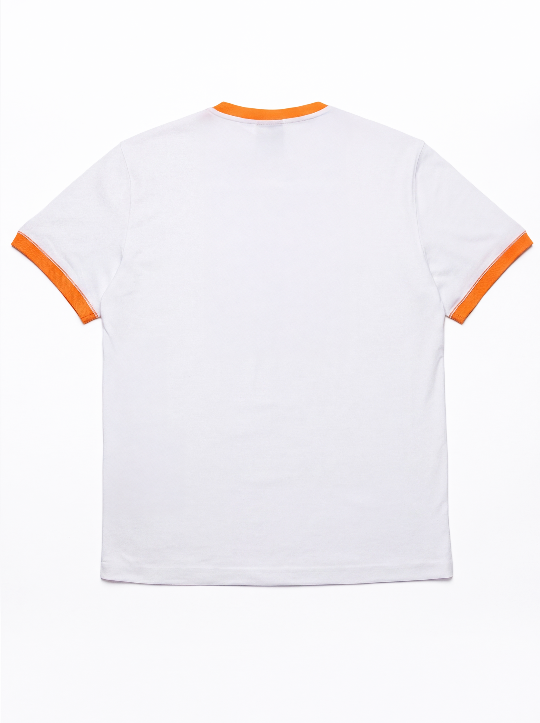 Emporio Armani, Lion Graphic Ringer T-Shirt - White/Orange