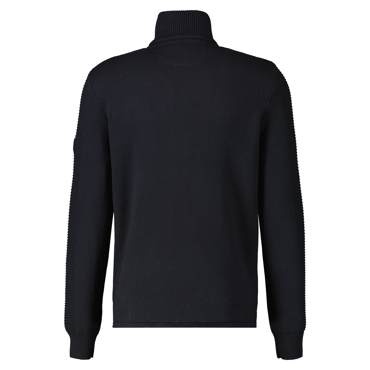 Lerros, Navy Cardigan In A Mix Material