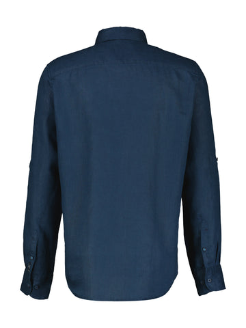 Lerros,Navy Casual Linen Shirt