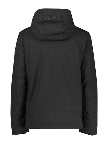 Lerros, Black Blouson In Structured Look