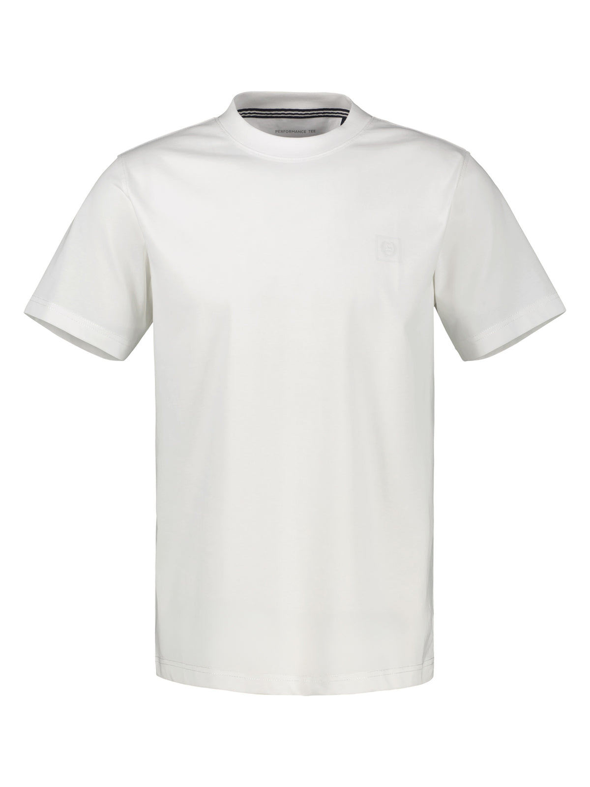Lerros, White T-shirt in Cool & Dry quality