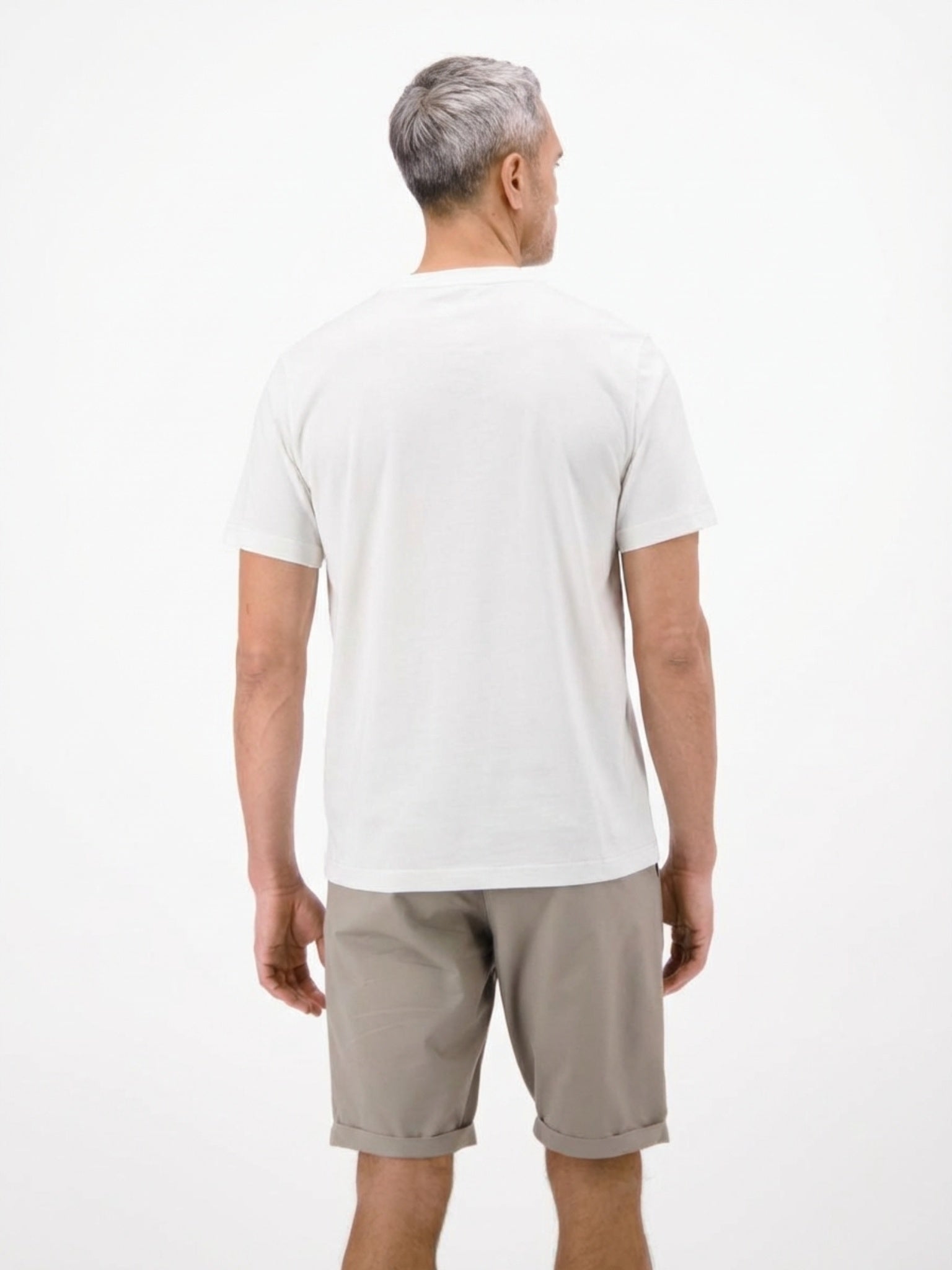 Lerros, White T-shirt in Cool & Dry quality