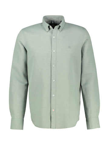 Lerros, Mixed Cotton-Linen Blend Mint Shirt