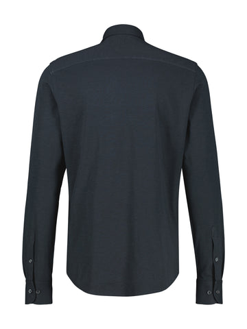 Lerros, Navy Long-Sleeved Shirt In Jersey Quality