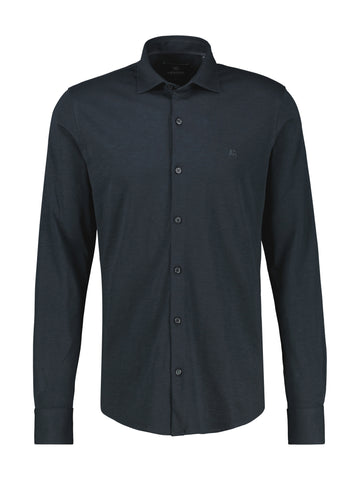 Lerros, Navy Long-Sleeved Shirt In Jersey Quality