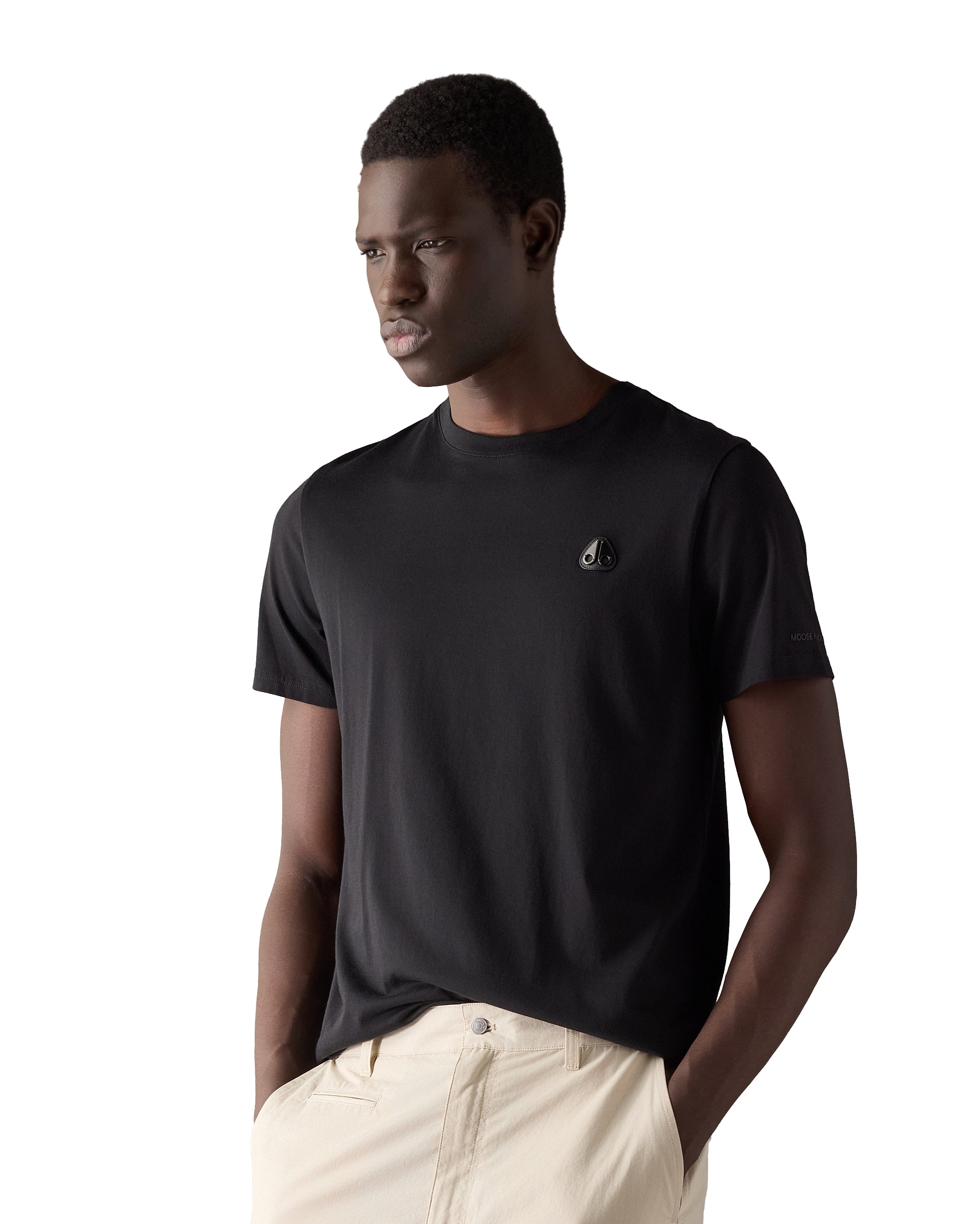 Moose Knuckles, Black Crescent T-Shirt