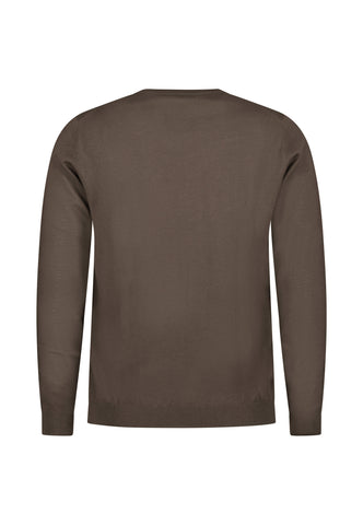 Roy Robson, Virgin Wool Brown Pullover