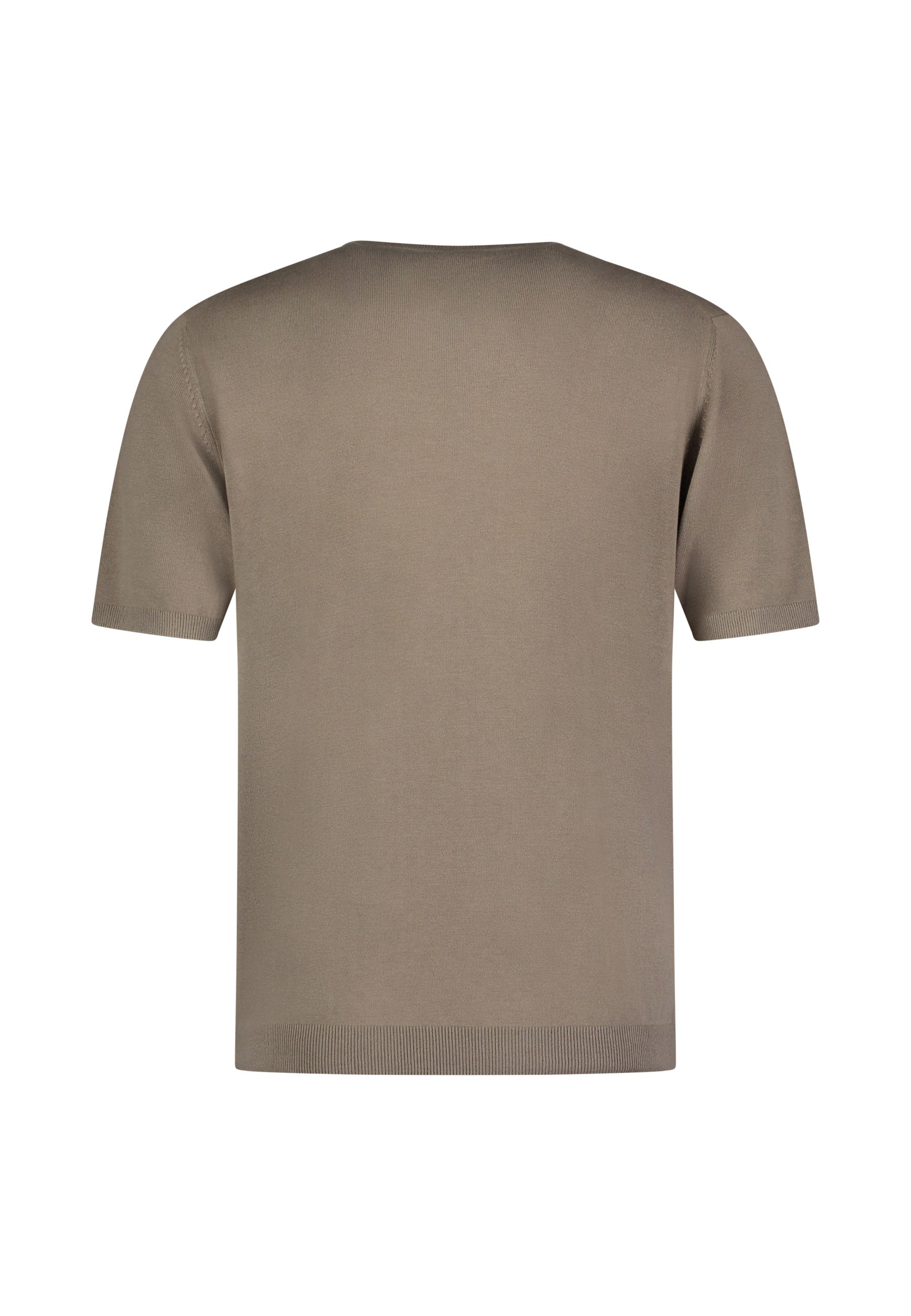 Roy Robson, Fine-Knit Short-Sleeve Sweater - Light Brown