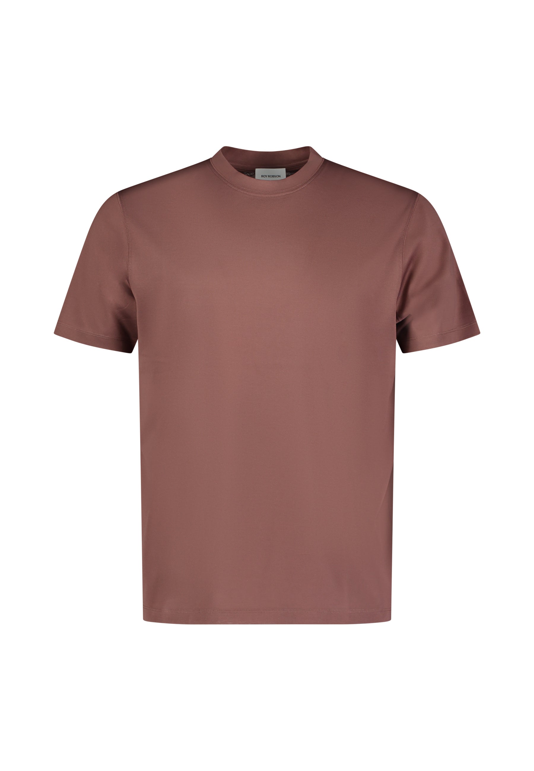 Roy Robson,Premium Mercerized Cotton T-Shirt, Cedar Brown