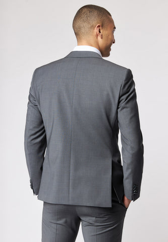 Roy Robson, Slim-Fit Two-Piece Suit in Charcoal Grey