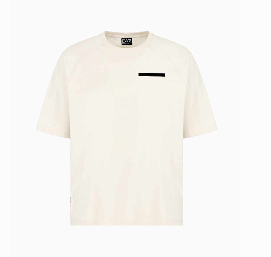 Emporio Armani, Cotton jersey Beige T-shirt