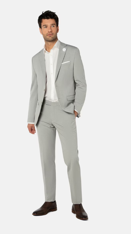 Thomas Goodwin, Grey Slim Fit Pants Suit