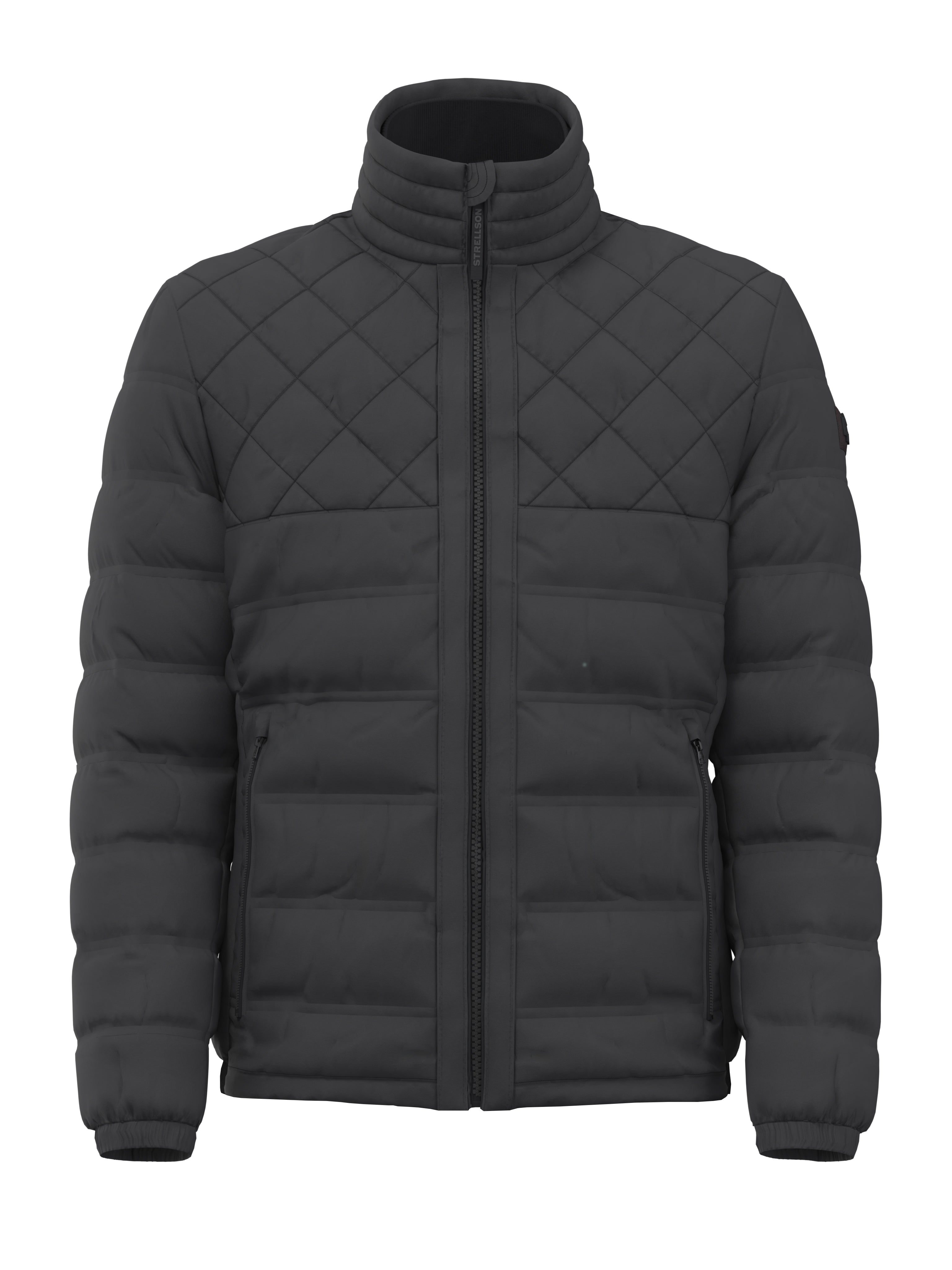 Strellson,Clason Fused Quilted Jacket in Black