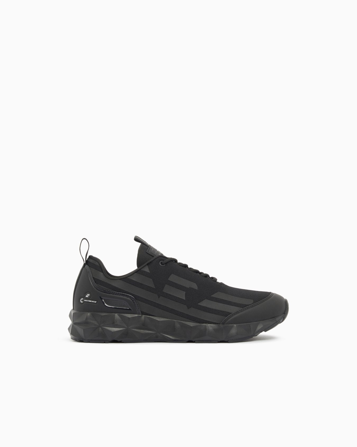 Emporio Armani, Ultimate C2 Kombat Core Black Sneakers