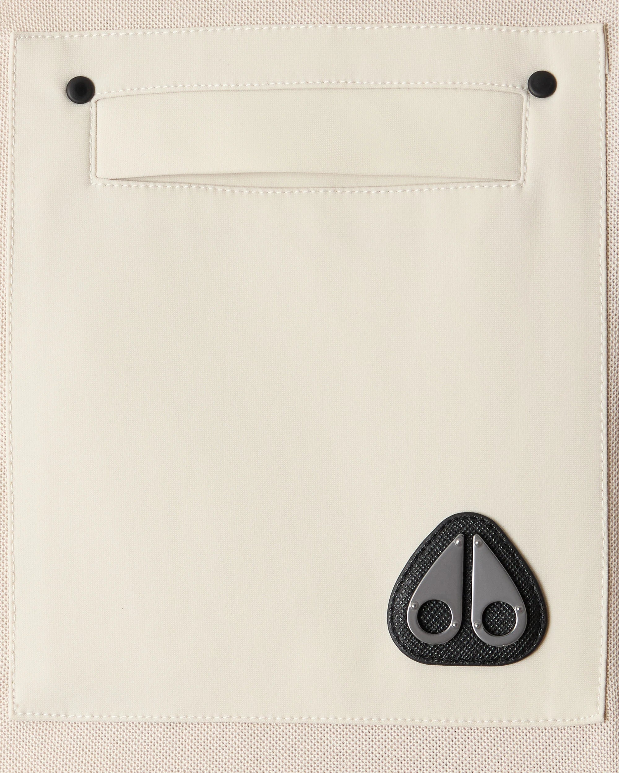 Moose Knuckles, Beige Technical Zip Polo Shirt