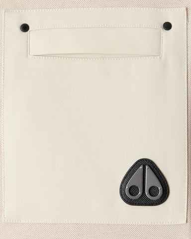 Moose Knuckles, Beige Technical Zip Polo Shirt