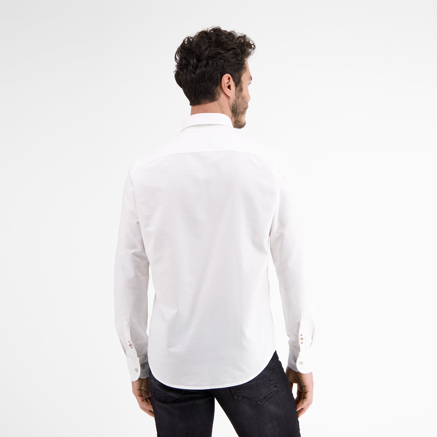 Lerros, White Plain Oxford Shirt