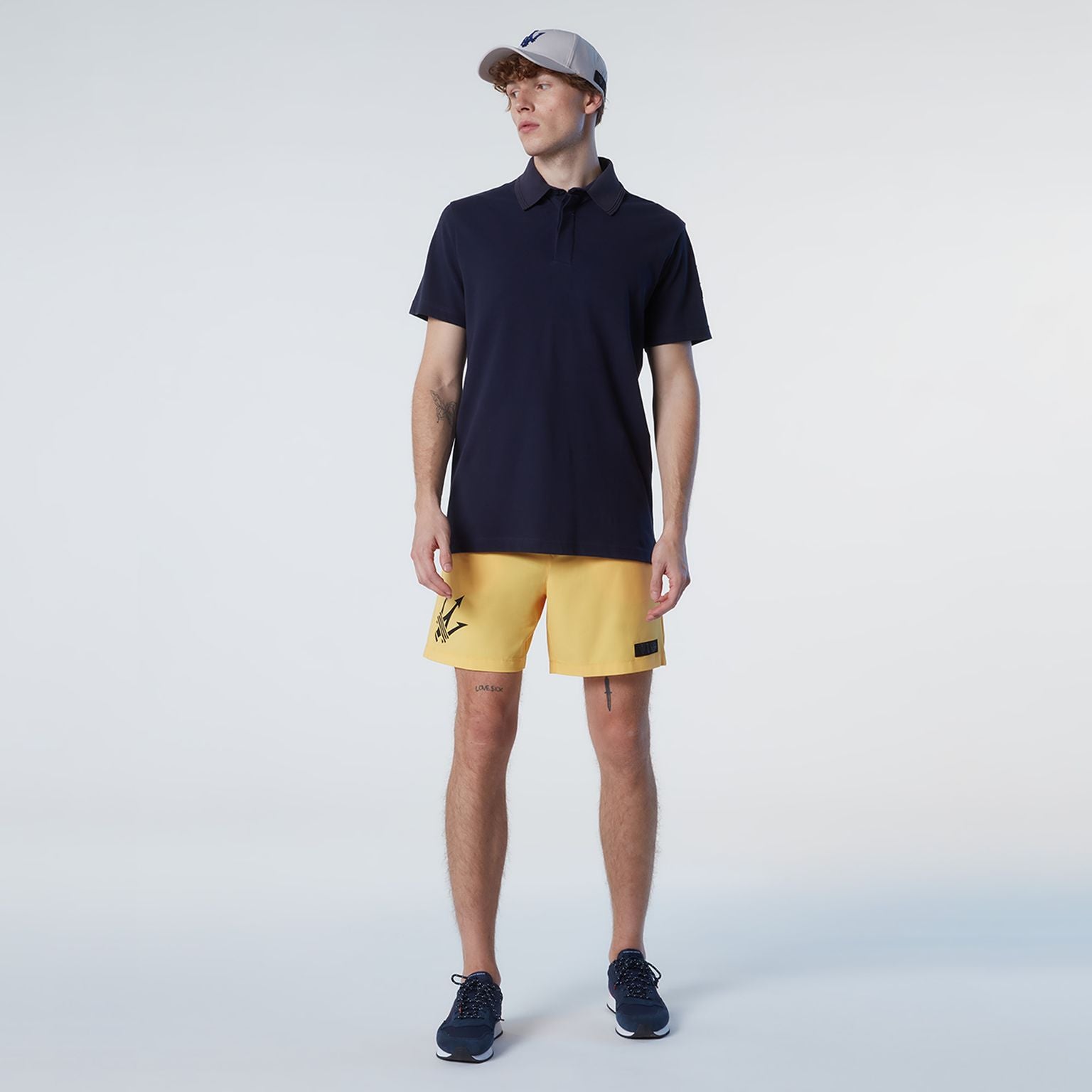 North Sails By Maserati, Recycled  Fabric  Yellow SwimShort